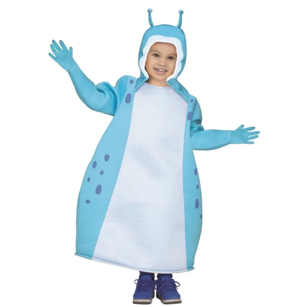 Blue Beat Bugs Walter Costume Tunic & Gloves Toddler Boys Large 3T-4T NEW